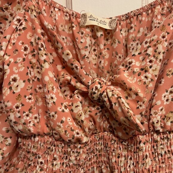 SALE!!! Altar'd state Women's floral top SZ S - Picture 3 of 5